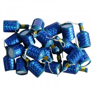 Party Poppers blå, 20-pack