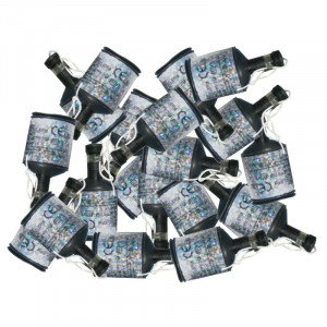 Party Poppers silver, 20-pack