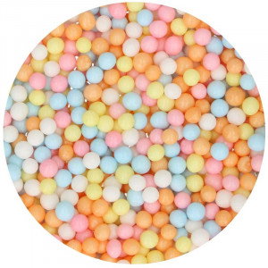 Storpack Sockerpärlor mjuka Pastel Mix - FunCakes