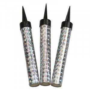 Isfackla till tårta silver, 3-pack