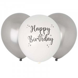 Ballonger Happy Birthday, silver