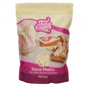 Deco Melts vit, 1 kg - FunCakes