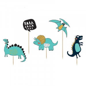 Cake Toppers Dinosaurie - PartyDeco
