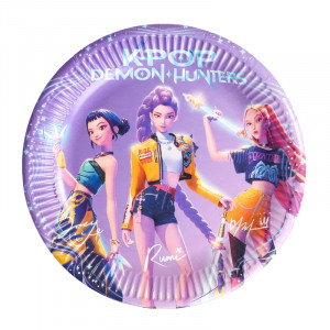 Papperstallrikar K-Pop Ø23 cm, 8-pack