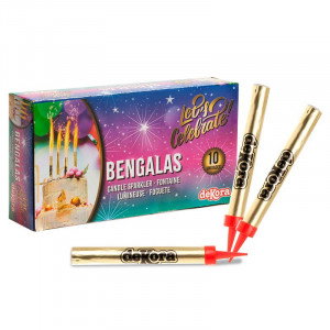 Isfackla 10-pack guld