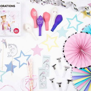 Partyset Enhörning, Unicorn - PartyDeco