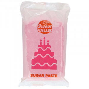 Sockerpasta rosa 200 g - Sweet Value
