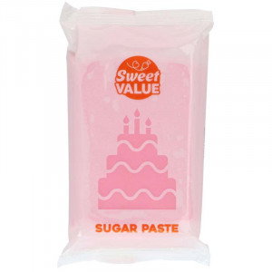 Sockerpasta ljusrosa 200 g - Sweet Value