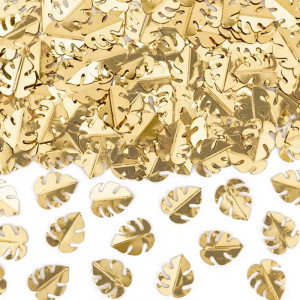 Konfetti Tropiska blad, guld - PartyDeco