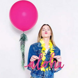 Jumboballong ceriserosa - PartyDeco
