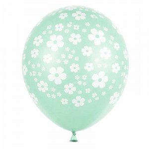 Ballonger Blommor mint, 30 cm, 10-pack