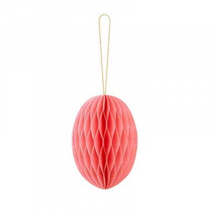 Pappersdekoration Påskägg, rosa - PartyDeco