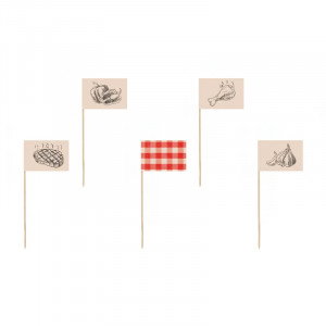 Cocktailpinnar BBQ, 12-pack - PartyDeco