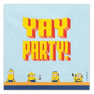 Servetter Minionerna, 20-pack - PartyDeco