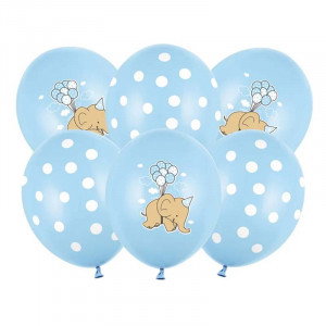 Ballonger Elefanter, blå - PartyDeco