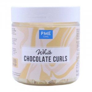 Chokladspån Belgisk Choklad, vit - PME
