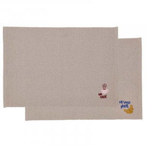 Bordstablett Bistro Un Café, 2-pack - Södahl