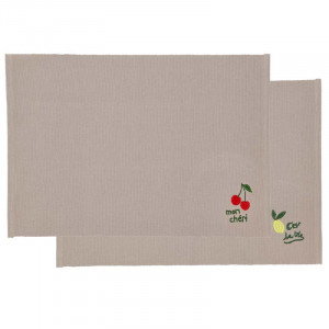 Bordstablett Bistro Mon Chéri, 2-pack - Södahl