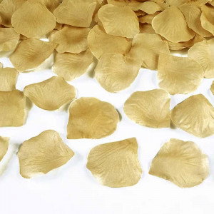 Rosblad guld, 100 st - PartyDeco