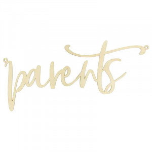 Träskylt Parents - PartyDeco