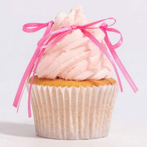 Cake Toppers Rosett rosa, 8-pack - PME