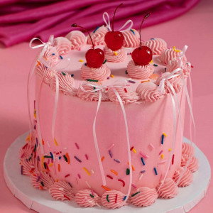 Cake Toppers Rosett vit, 8-pack - PME