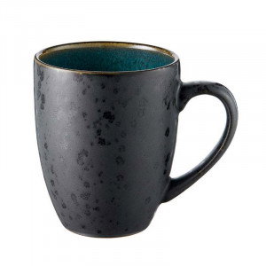 Mugg 30 cl, svart/grön - BITZ