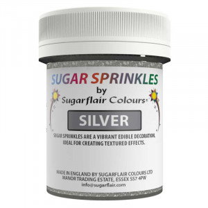 Sockerströssel Silver, 40 g - Sugarflair